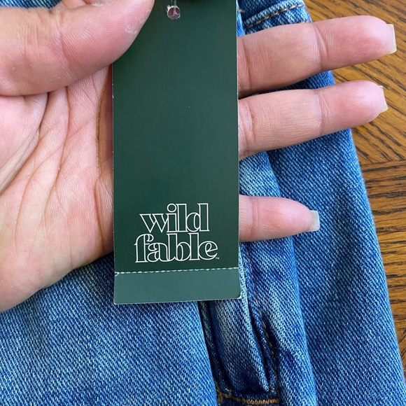 Wild Fable High-Waisted Tube Top Denim Romper - Picture 5 of 12